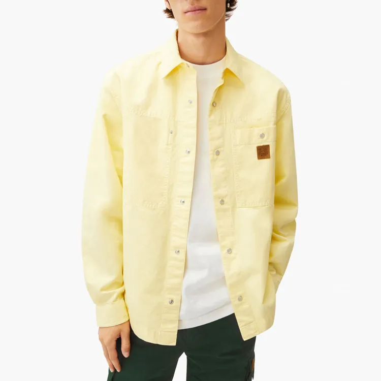 KENZO Denim Jackets Men Yellow-3