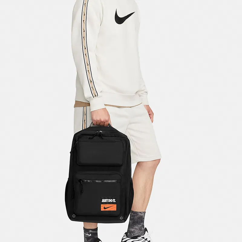 Nike Polyester Backpack Regular Unisex Black-5