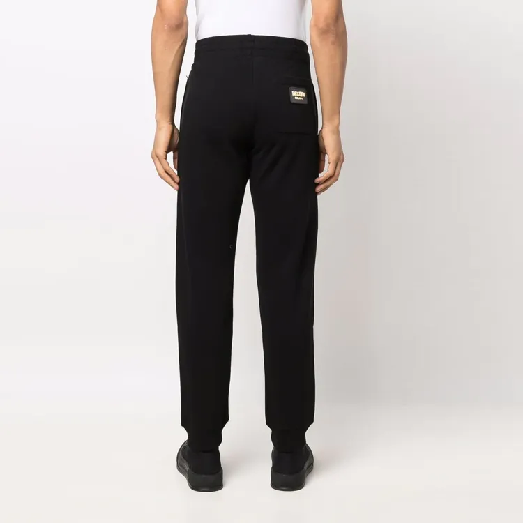 MOSCHINO Knitted Sweatpants Men Black-2
