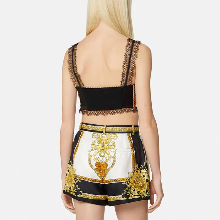 VERSACE VERSACE Bra Top Women's Black-3