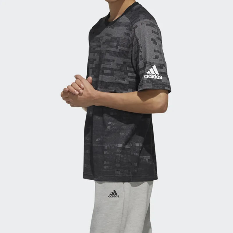 Adidas T Shirts Men Black-4