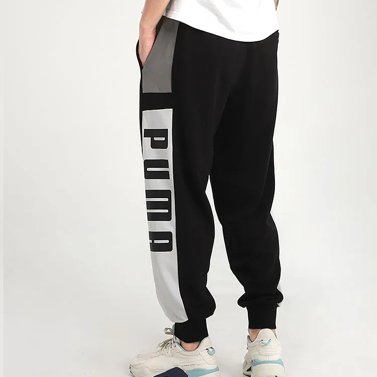 PUMA Knitted Sweatpants Men's Black-5