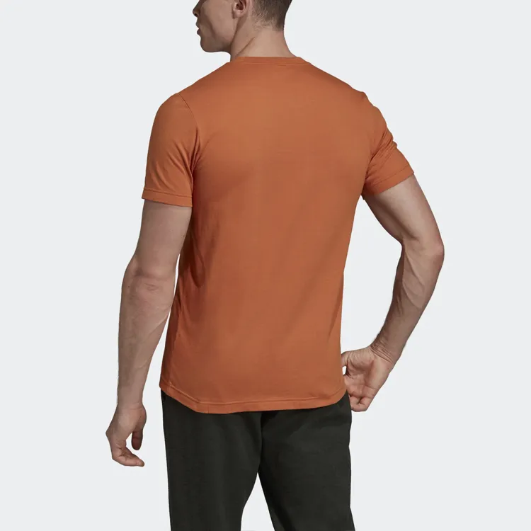 Adidas T Shirt Men's Khaki Brown-3
