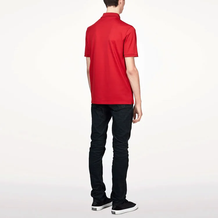 LOUIS VUITTON Polo Shirt Men's Red-2