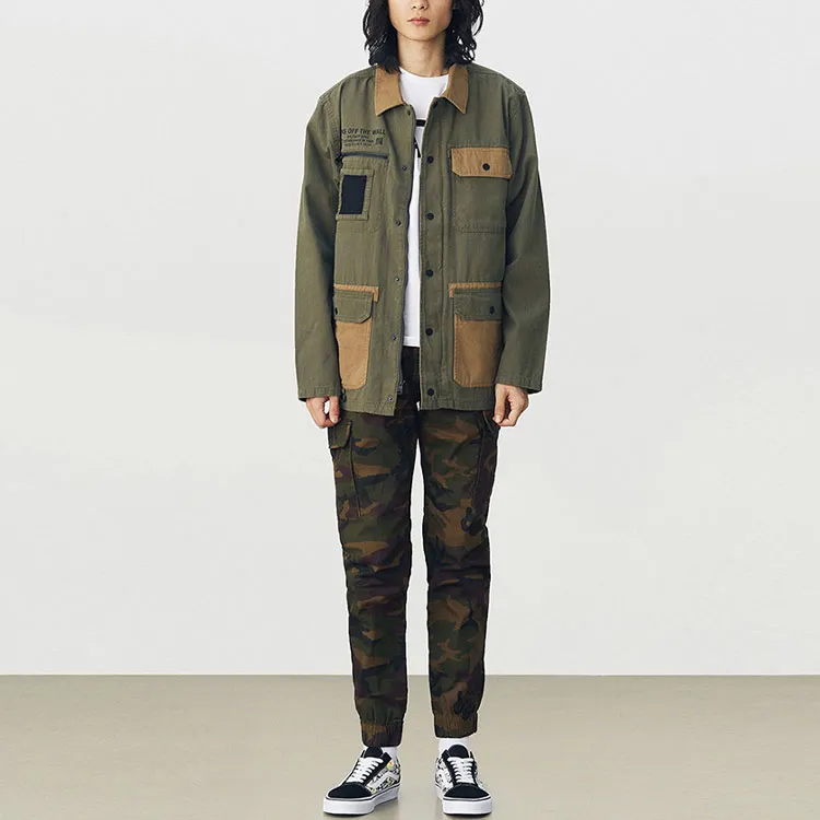 Vans Jackets Men Army Green-2