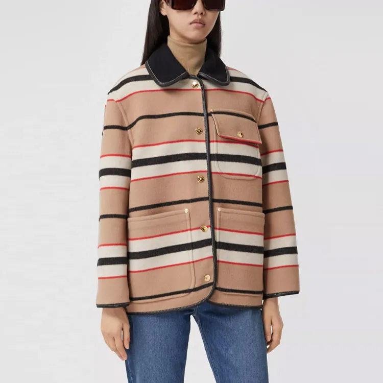 Burberry Jackets Women's Light Camel-1