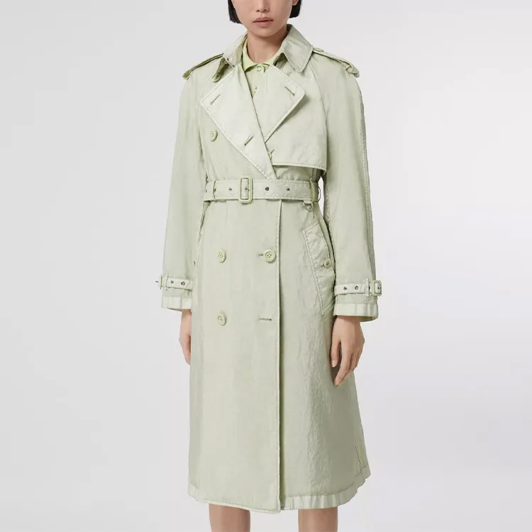 Burberry Trench Coat Women's Mist Green-1