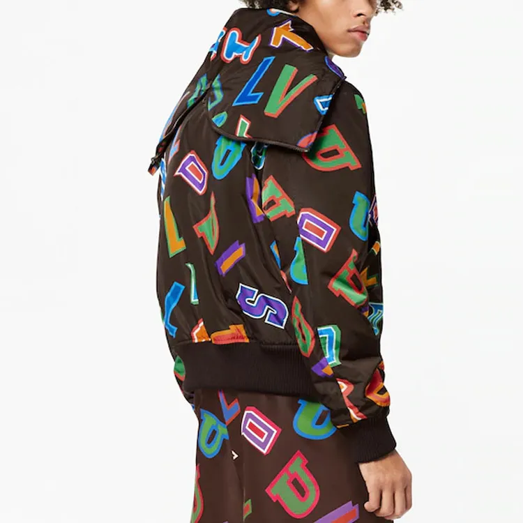 LOUIS VUITTON X Nba Letters Hooded Blouson-3