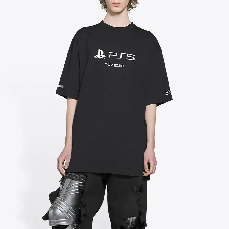 Balenciaga X PlayStation Boxy T shirt-2