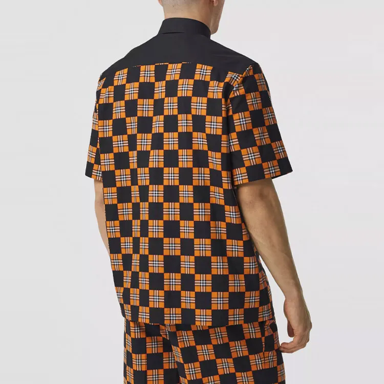 Burberry Shirt Men's Deep Orange-2