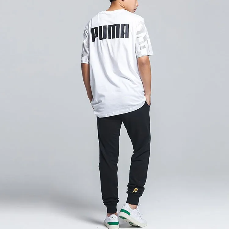 PUMA T Shirts Men White-1