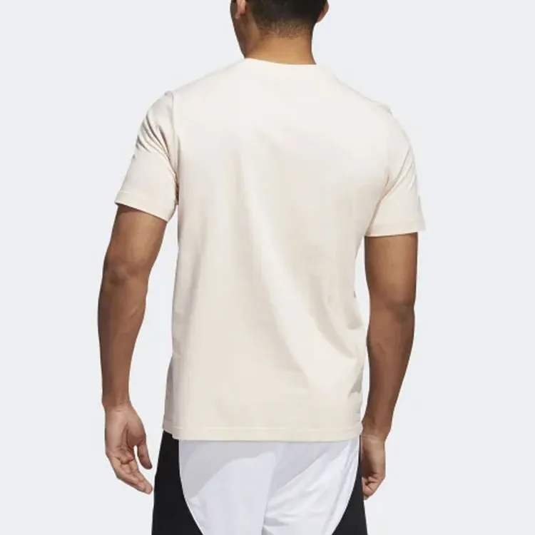 Adidas T Shirts Men Light Pink-4