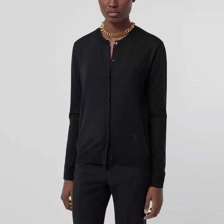 Burberry Cashmere Sweater Women's Black-1