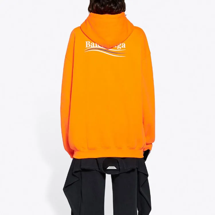 Balenciaga Hoodie 'Fluo Orange'-3