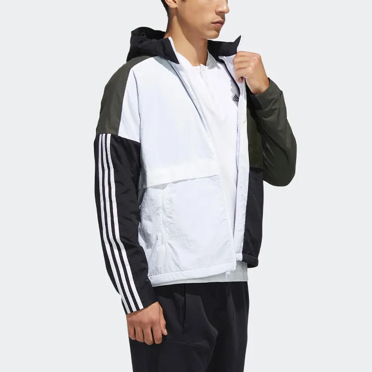 Adidas COLORBLOCK Jacket Men's White-4