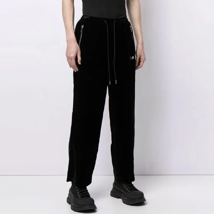 TEAM WANG Casual Pants Unisex Black-4