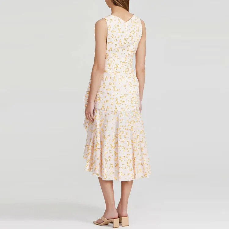 ACLER Sleeveless Dresses Women's Yellow-3