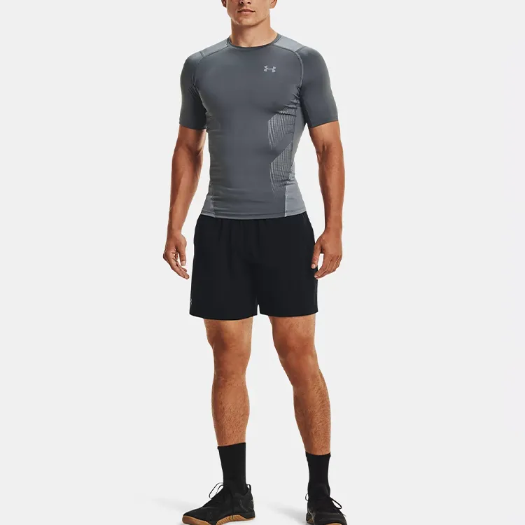 Under Armour HeatGear Fitness Clothing Men Gray-2