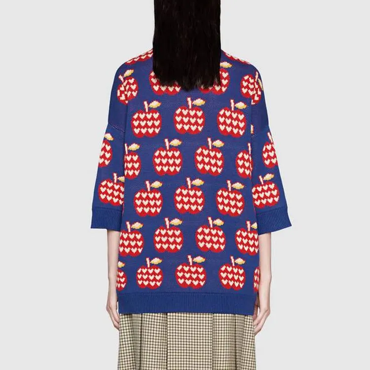 GUCCI Sweater Women's Dark Blue-3