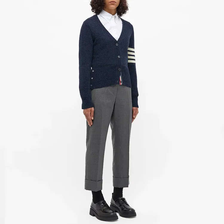 THOM BROWNE· FW21 Knitwear Women's Dark Blue-3