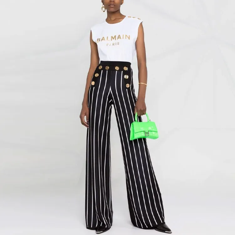 BALMAIN T Shirts Women's White-1