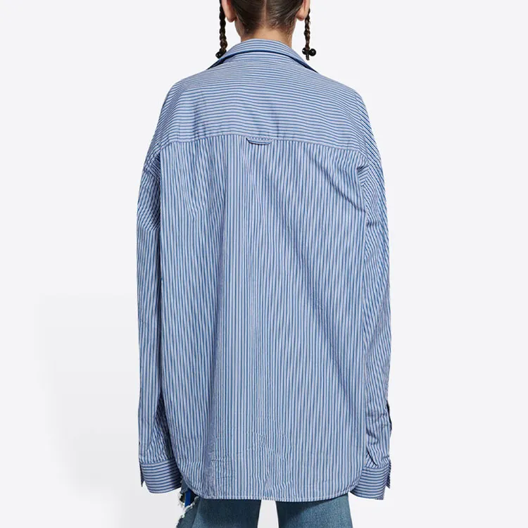 Balenciaga Shirt Regular Fit Men's Light Blue-2