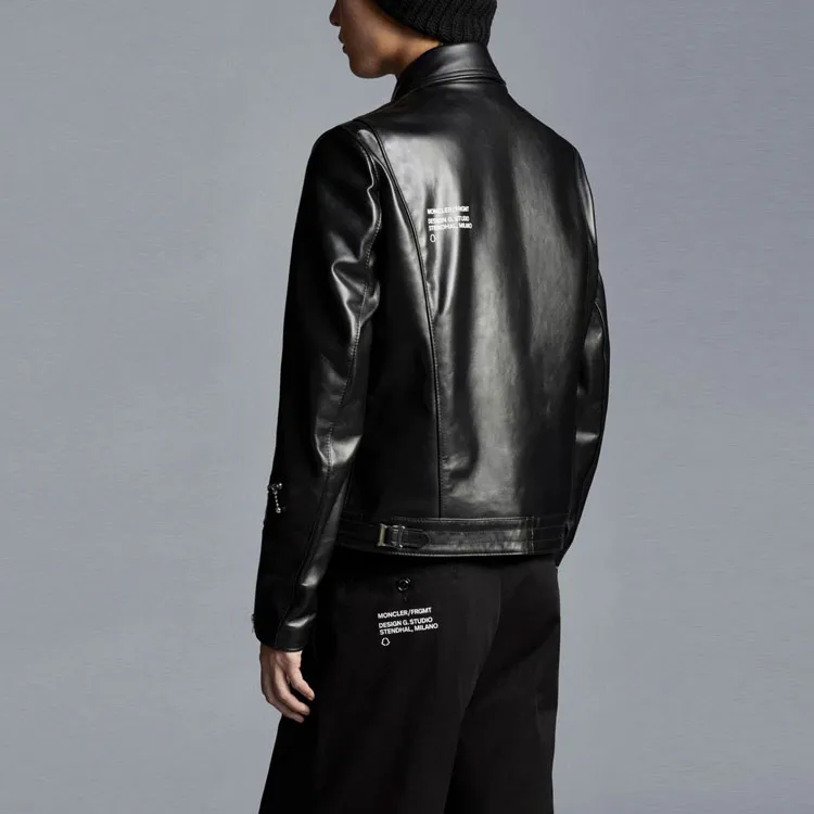 Moncler x Lewis Leathers Jackets & Coats Men's Black-2