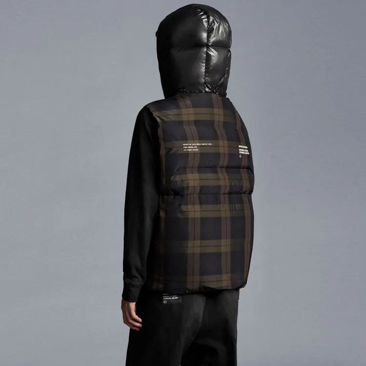 Moncler Vests Men Marine Blue-3