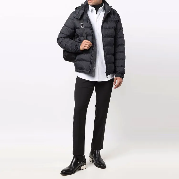 Valentino Optical Motif Down Coat-3