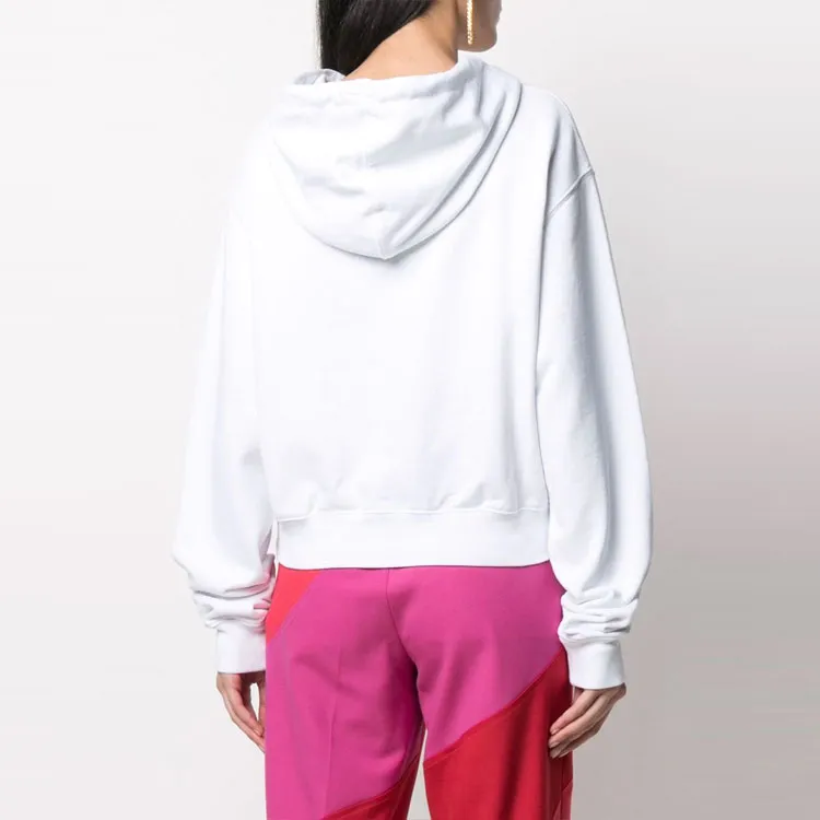 OFF WHITE Rainbow Logo Hoodie White-3