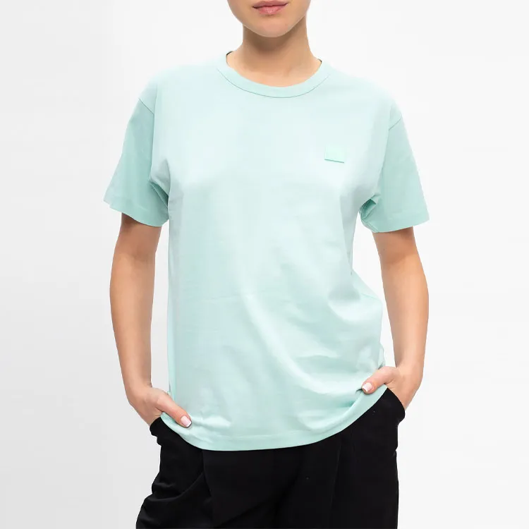Acne Studios Regular T Shirt Unisex Mint Green-5