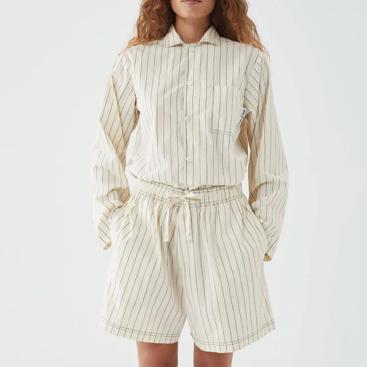 Stussy X Tekla Poplin Pyjama Shirt-4