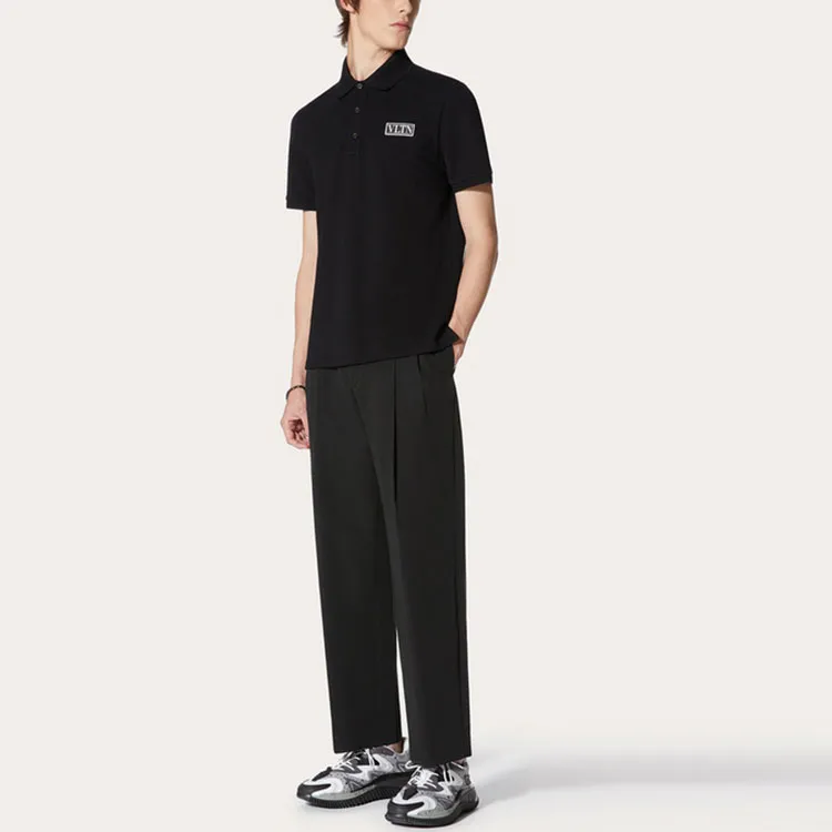 Valentino FW21 Polo Shirt Men's Black-3