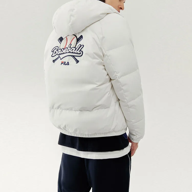 FILA FUSION Down Jacket Winter Men's Standard White-1