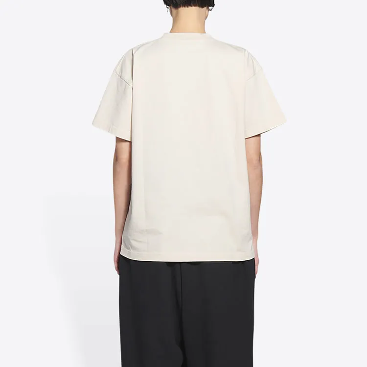 Balenciaga T Shirts Women's Light Beige-4