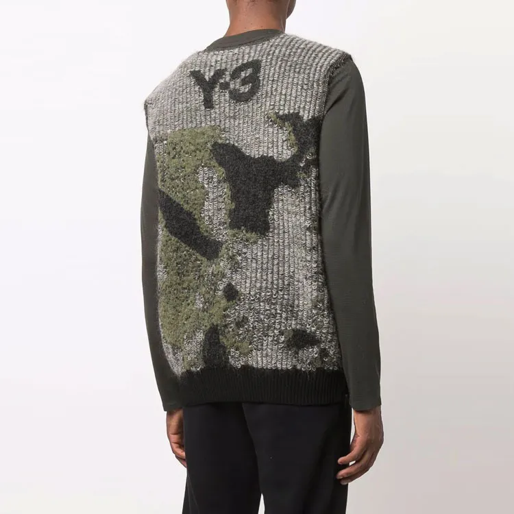 Y 3 Vests Men Gray-3