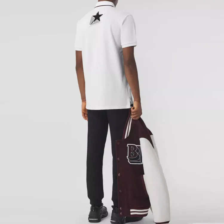 Burberry Polo Shirt Men's White-3
