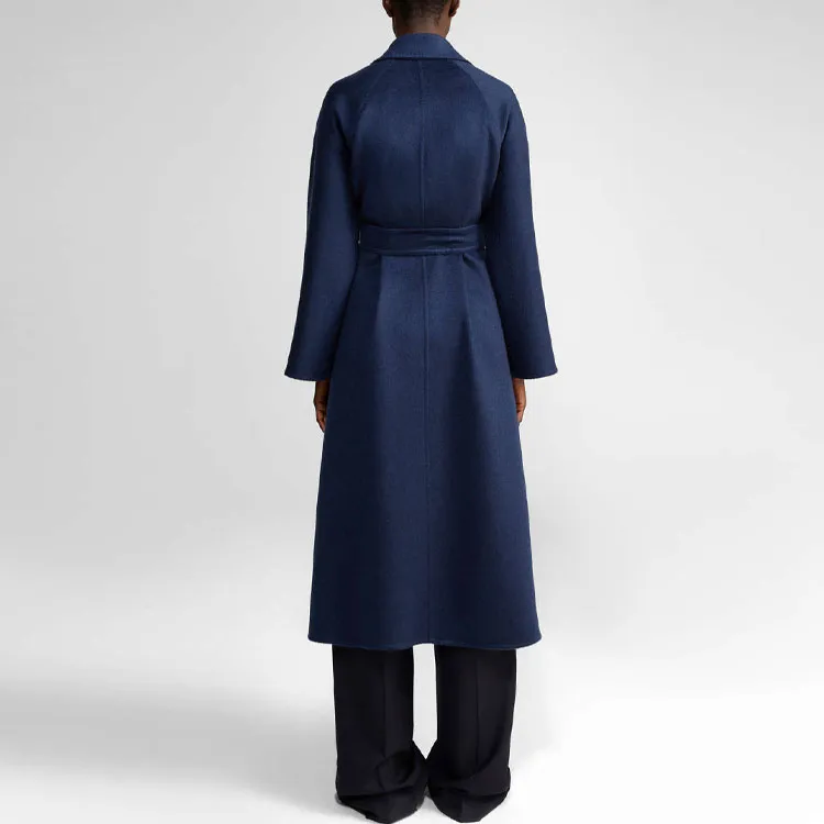 MaxMara Labbro Series Coats Women's Dark Blue-3