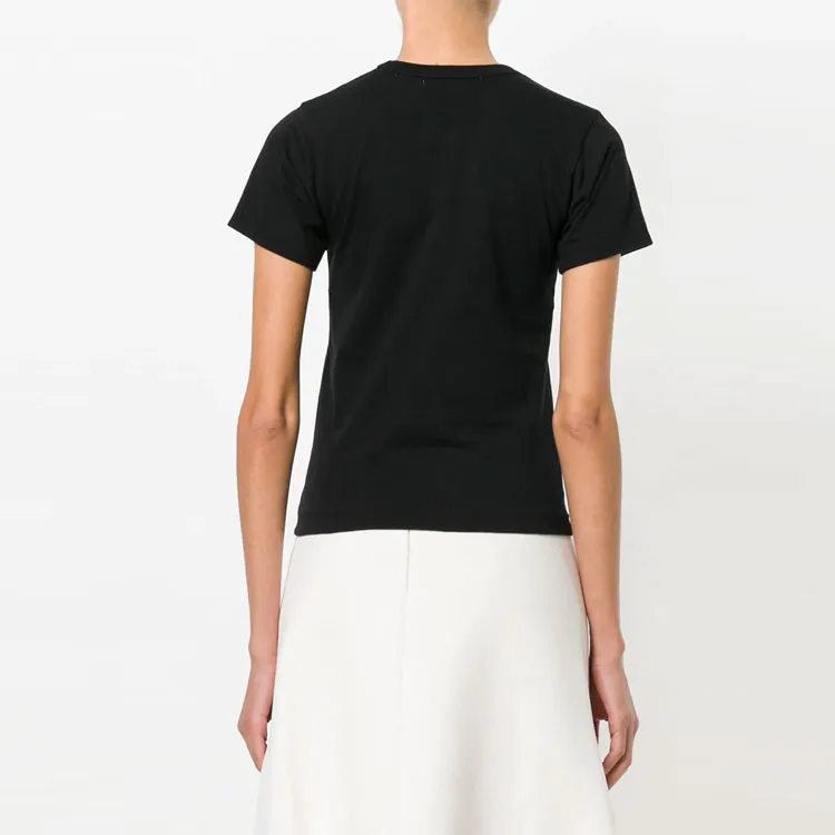CDG Play T Shirts Women's Black-2