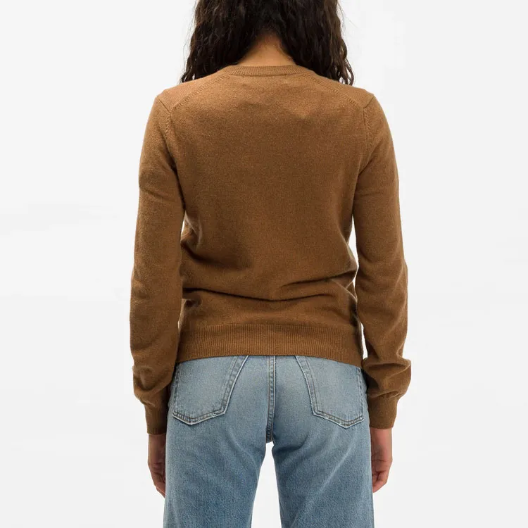 CDG Play Sweaters Women's Brown-2