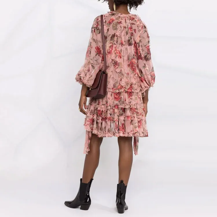 Zimmermann Long-Sleeved Dresses Women's Pink-3