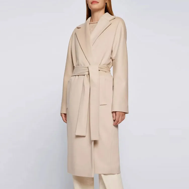 HUGO BOSS Coats Women's Beige-4