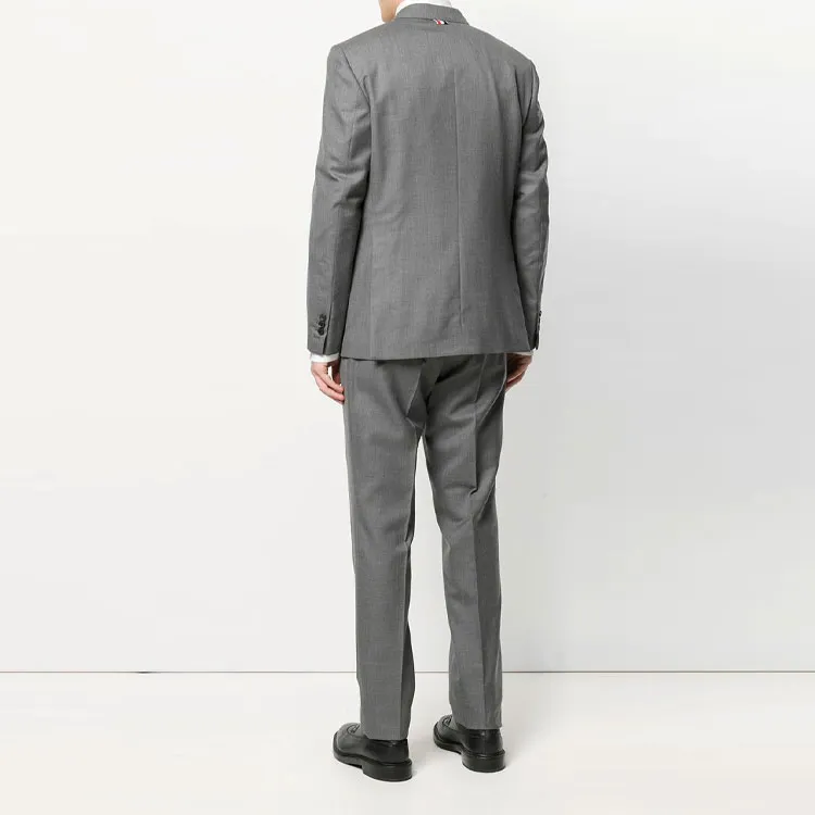 THOM BROWNE Single breasted Wool Blazer-2