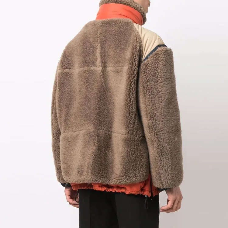 Sacai Puffer Jackets Men Umber-1