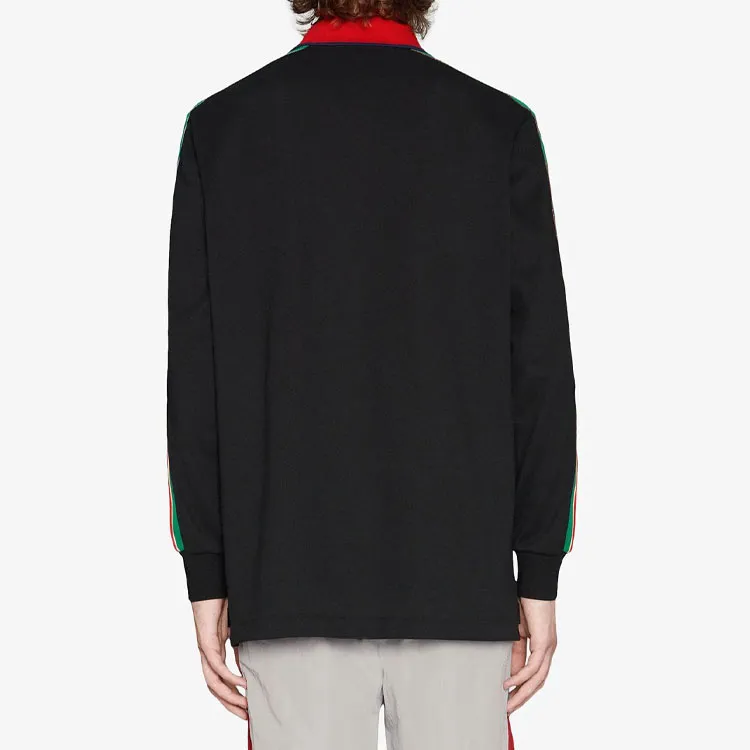 GUCCI Long Sleeve Logo Polo-2