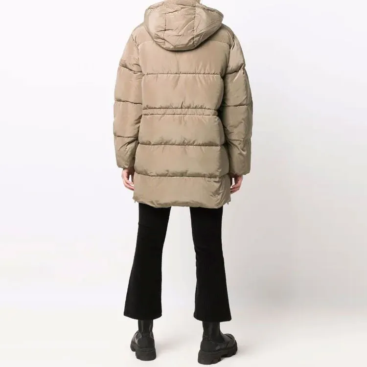 GANNI Oversized Tech Puffer Midi Jacket-2