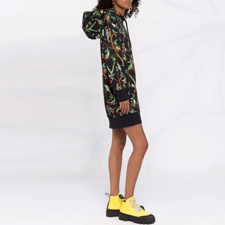 KENZO Long-Sleeved Dresses Women's Black-2