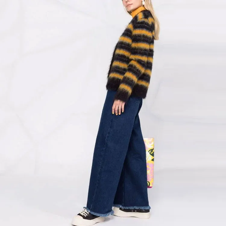 MARNI Slim Fit Knitwear Women's Yellow-4