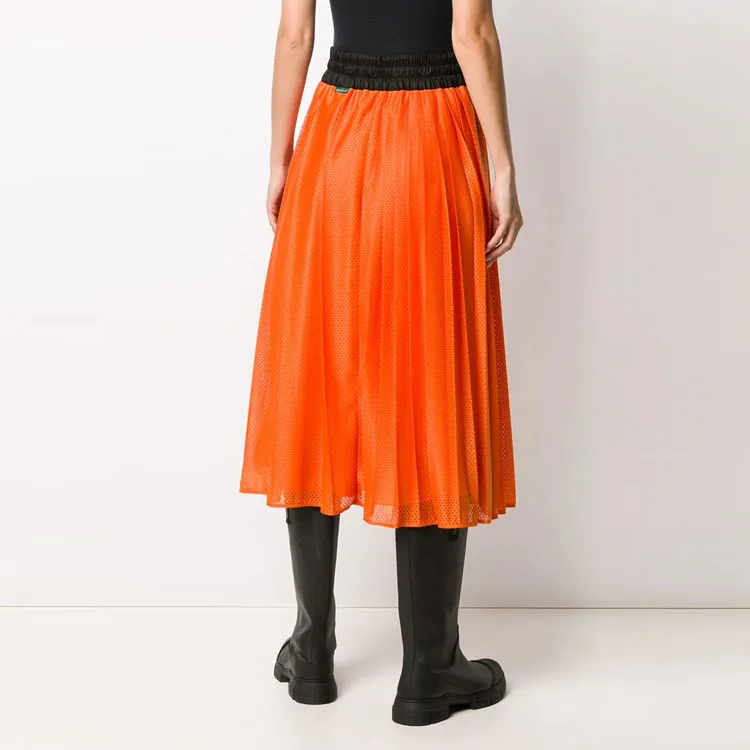 Moncler Casual Long Skirts Women's Orange-3