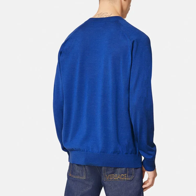 VERSACE Sweatshirts Men Blue-2